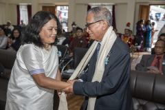 Closing function - Diamond Jubilee - Felicitation of President of GB