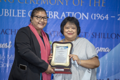 Closing function - Diamond Jubilee - Felicitation of Retired teaching staff